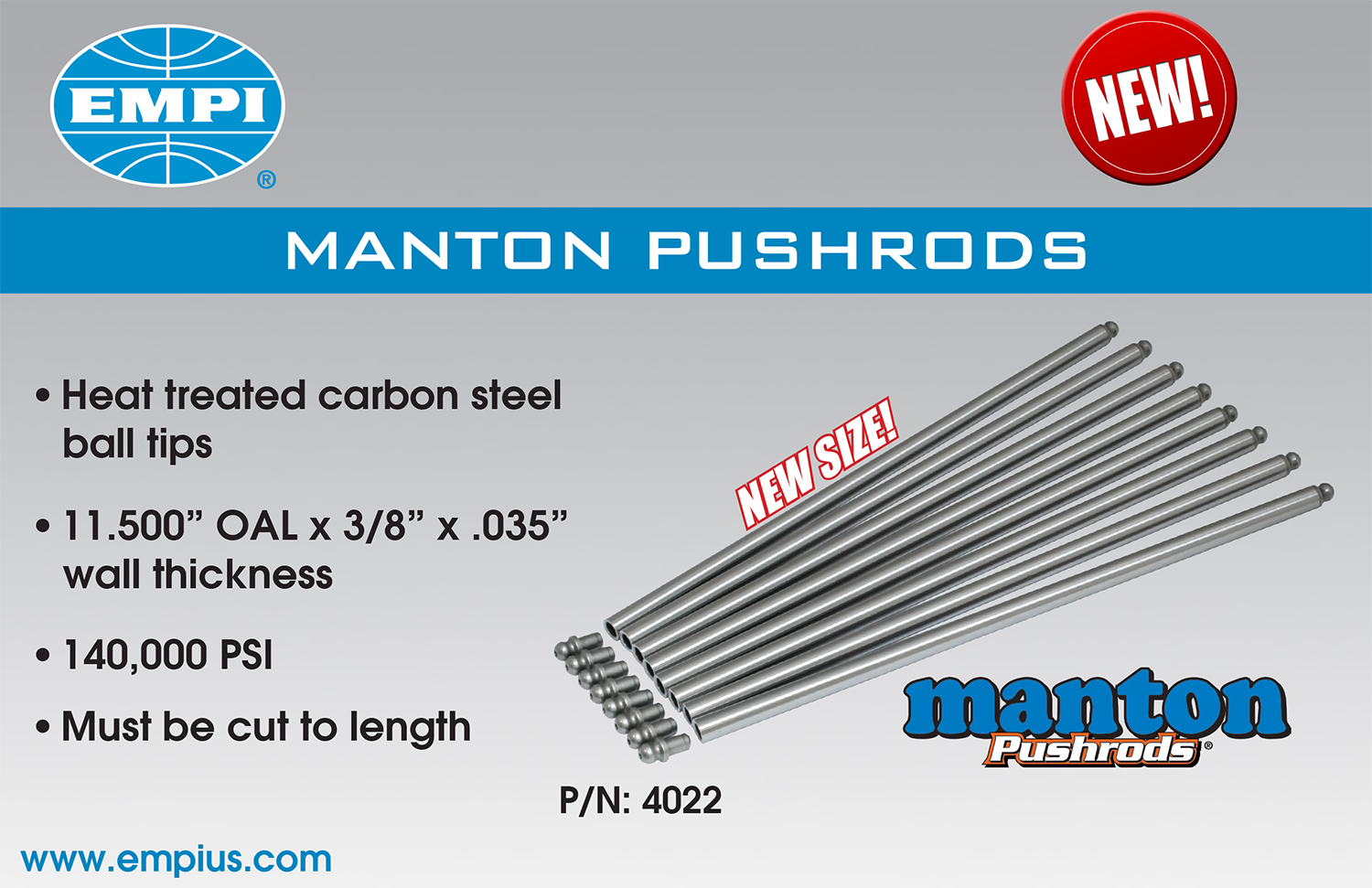 Manton Push Rods