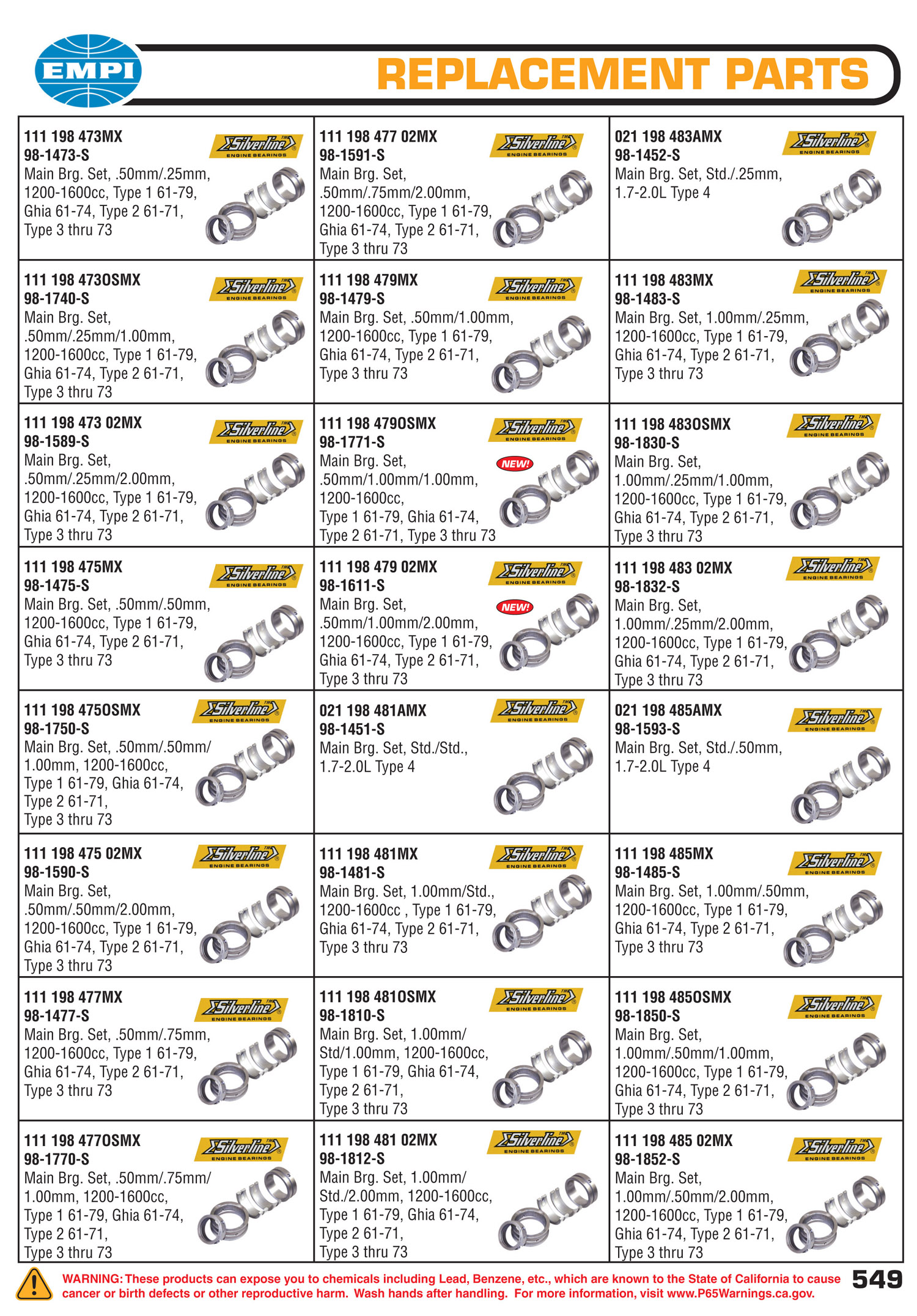 EMPI Catalog Page 549
