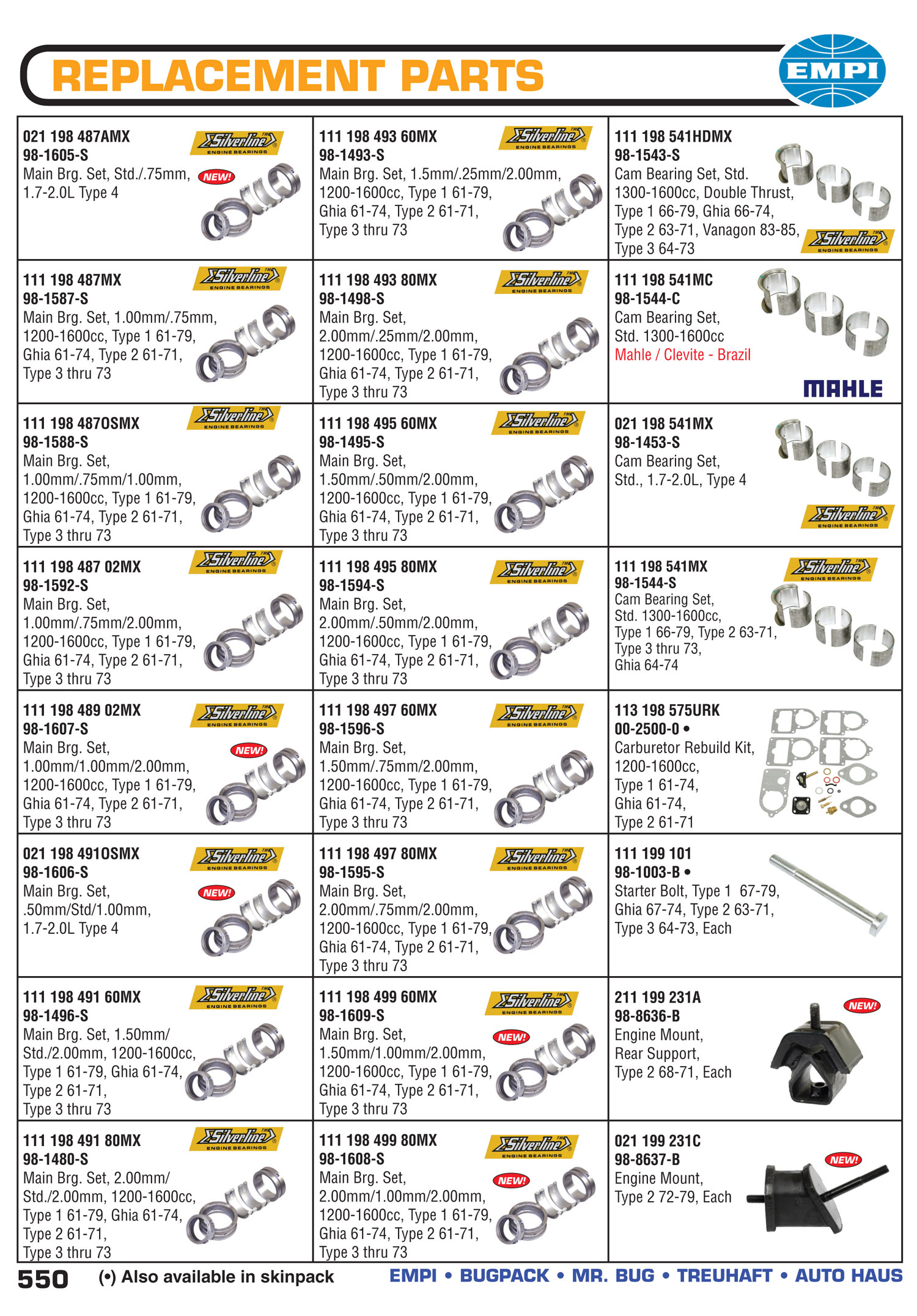 EMPI Catalog Page 550