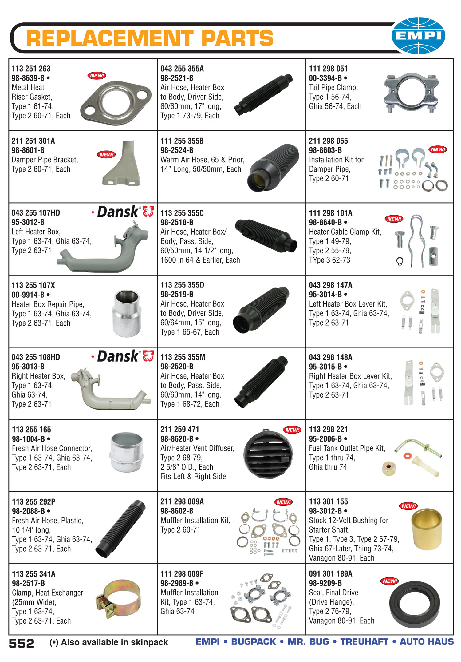 EMPI Catalog Page 552