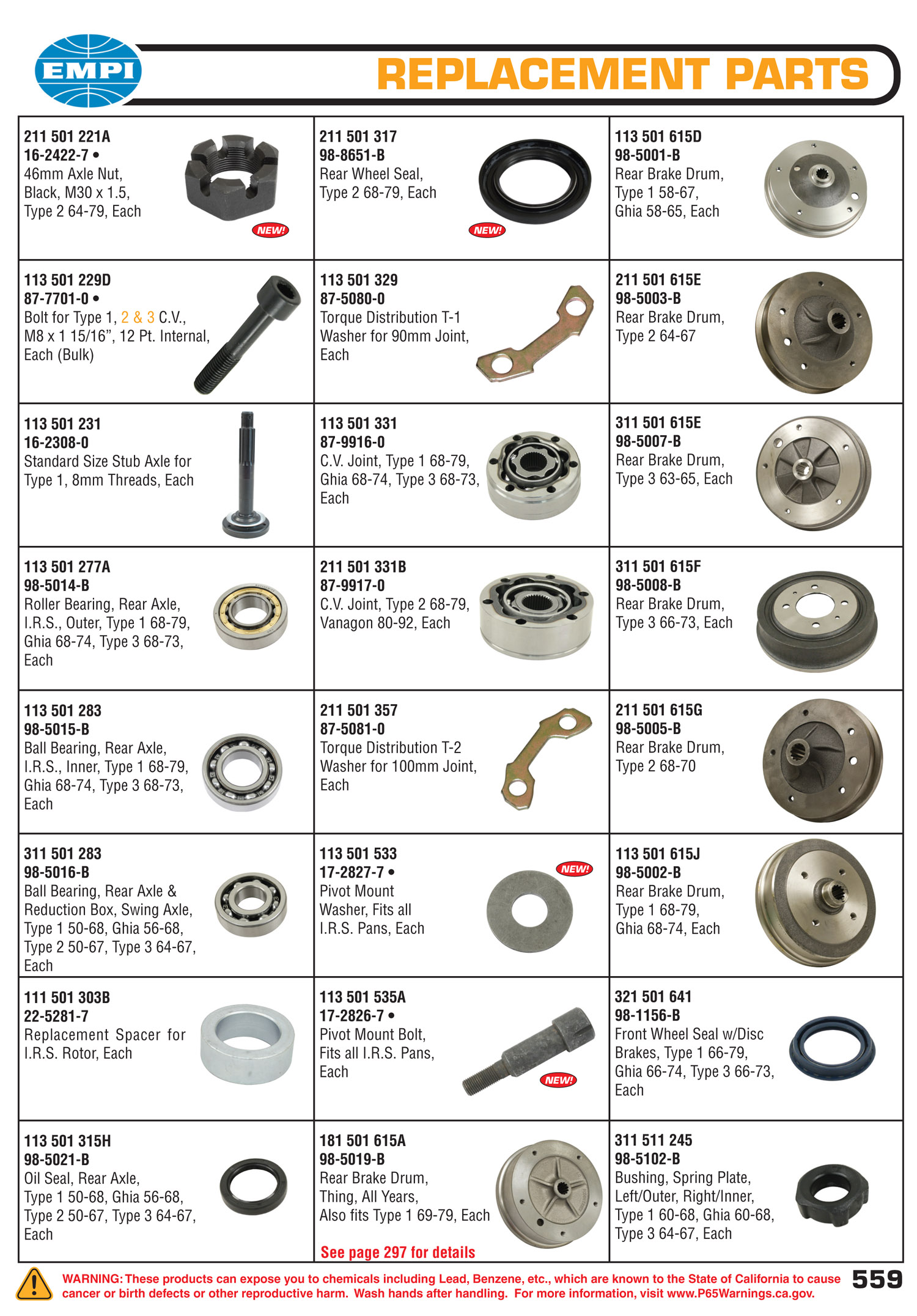 EMPI Catalog Page 559