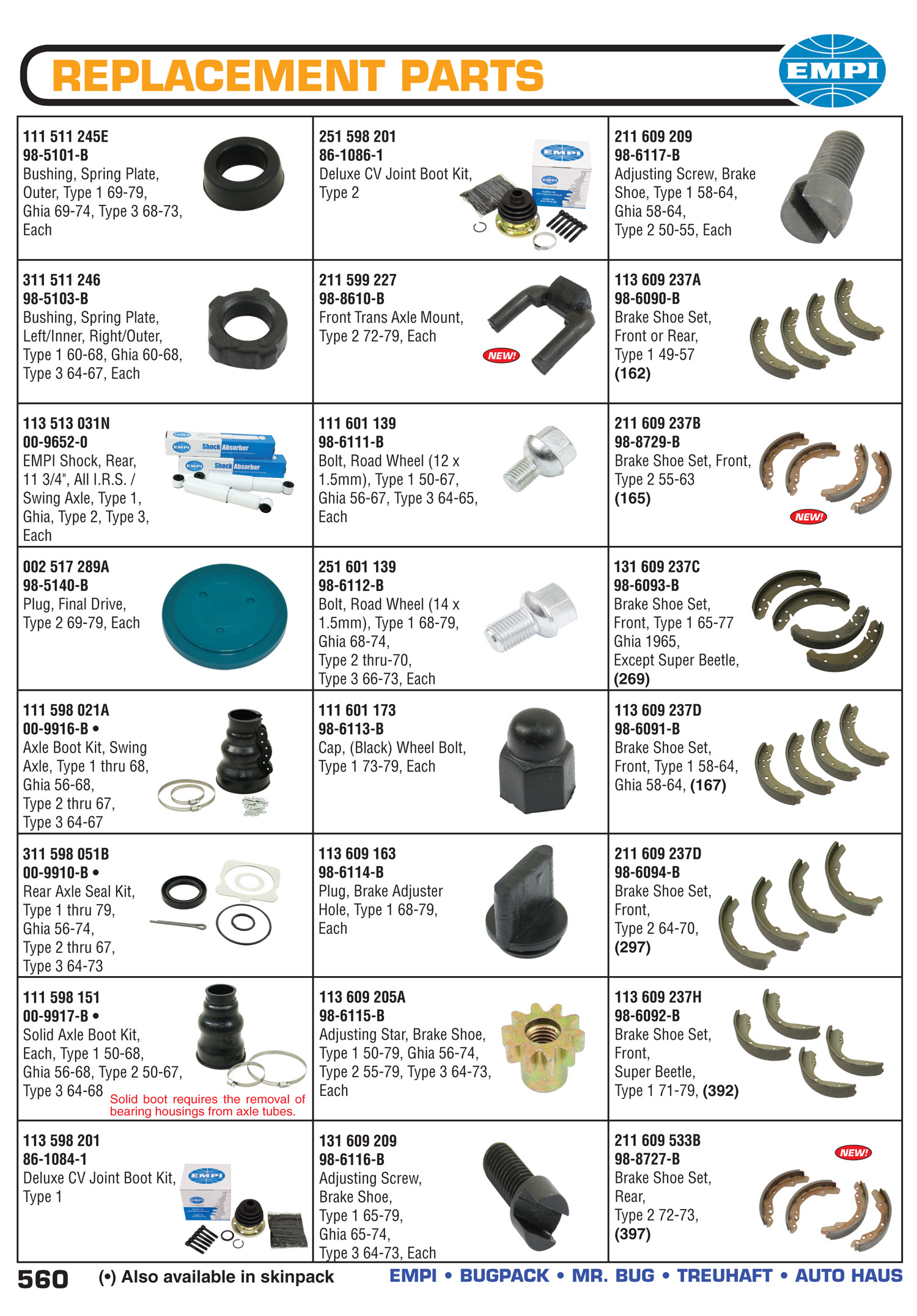 EMPI Catalog Page 560