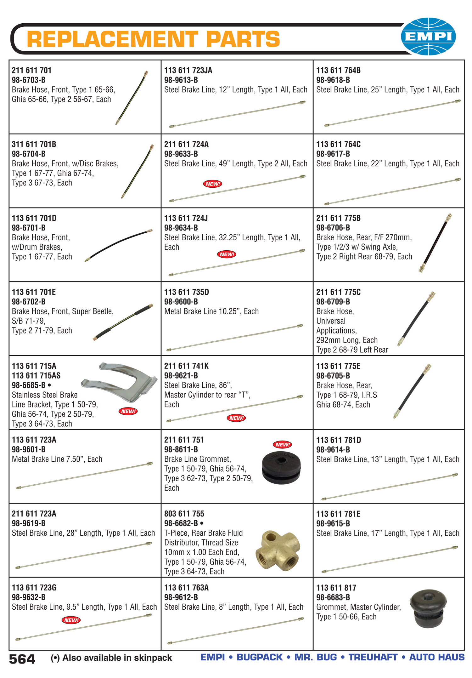 EMPI Catalog Page 564