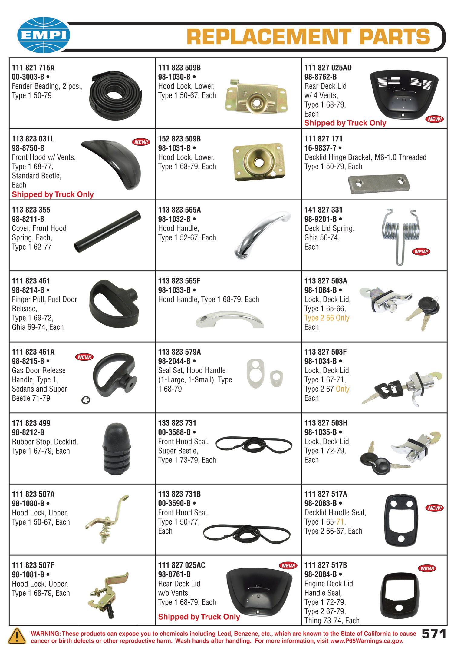 EMPI Catalog Page 571