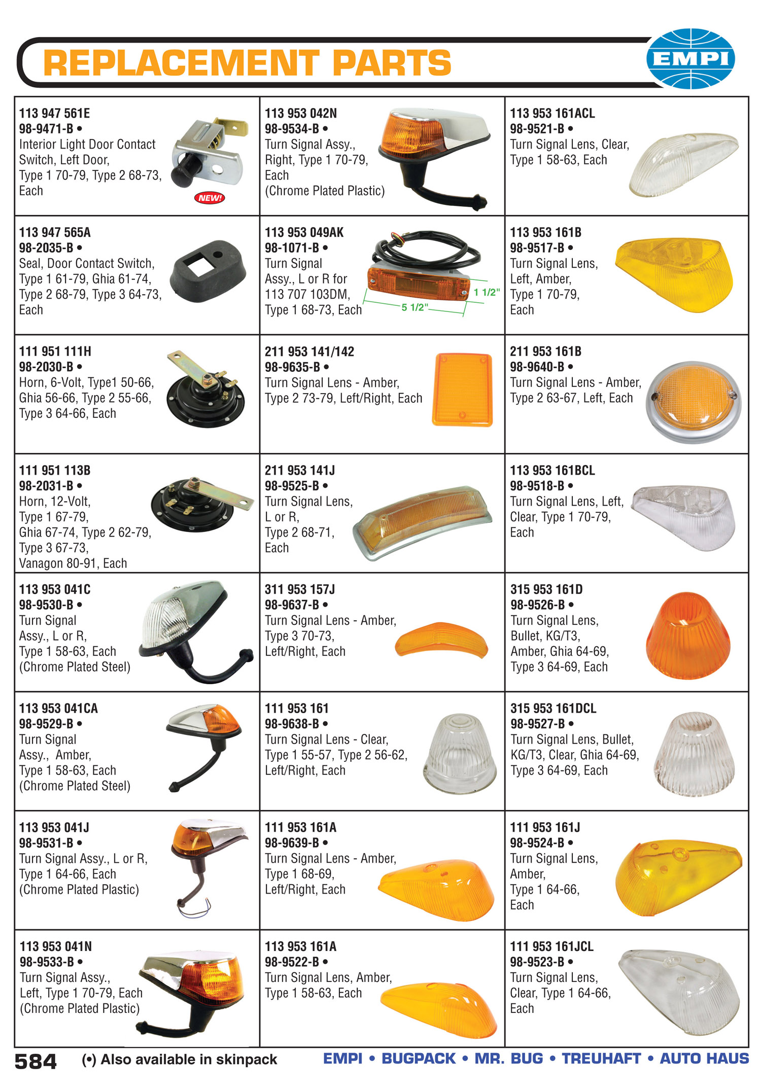 EMPI Catalog Page 584